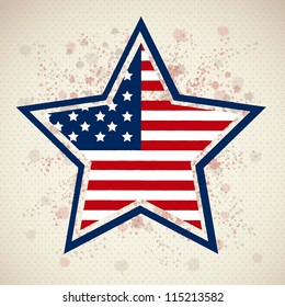 Illustration of USA Elections, Political Campaign USA, vector illustration