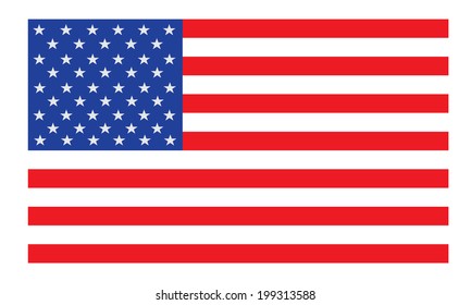 Illustration of the USA flag