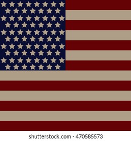 Illustration of the USA flag