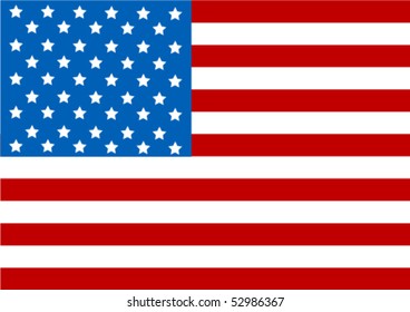 Illustration of the USA flag