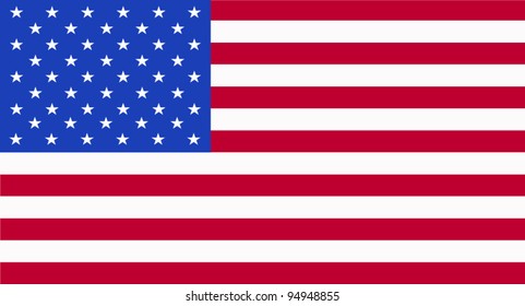Illustration Of The USA Flag