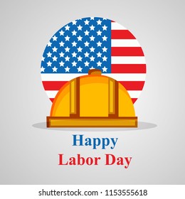 Illustration of USA Labor Day background