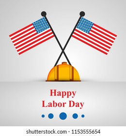 Illustration of USA Labor Day background