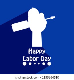 Illustration of USA Labor Day background