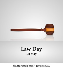 Illustration of USA Law Day background