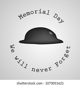 Illustration of USA Memorial Day background