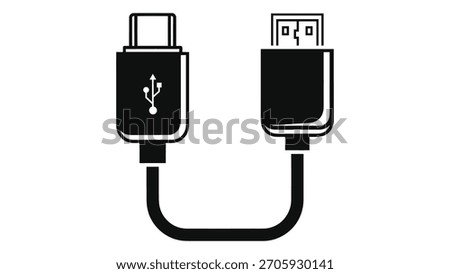 Illustration of a usbc to hdmi converter , showcasing the connectivity between devices for video and audio transmission
