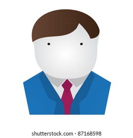 Illustration User Icon Businessman Stock Vector (Royalty Free) 87168598 ...