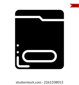 illustration of user interface glyph icon 