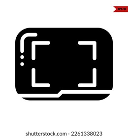 illustration of user interface glyph icon 