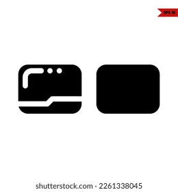 illustration of user interface glyph icon 