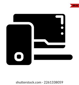 ilustración del icono de glifo de interfaz de usuario 
