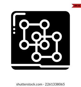 illustration of user interface glyph icon 