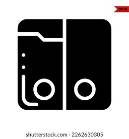 ilustración del icono de glifo de interfaz de usuario 