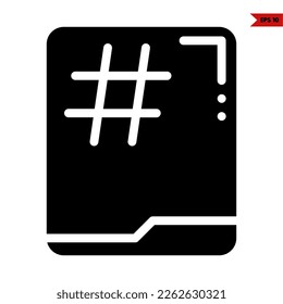 illustration of user interface glyph icon 
