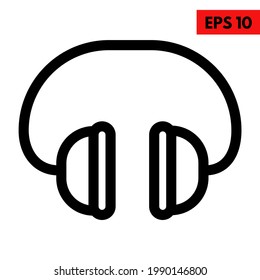 Illustration of user interface headphone icon