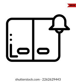 illustration of user interface line icon