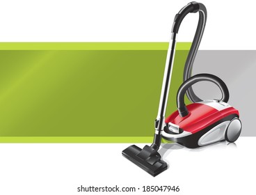 Illustration of a vacuum cleaner 