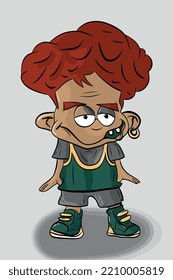 Ilustración del tipo de vector vagabundo