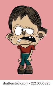Ilustración del tipo de vector vagabundo