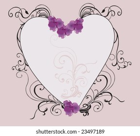 Illustration of a valentine background