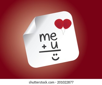 Illustration of valentines background