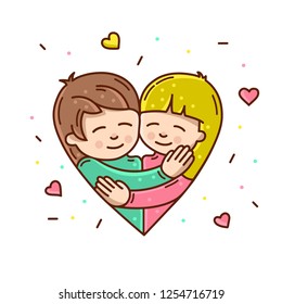 illustration for Valentine's day