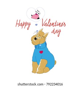 Illustration for Valentine's day