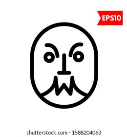 illustration of vampire flat icon