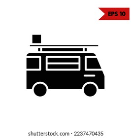 Illustration of van car icon