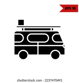 Illustration of van car icon