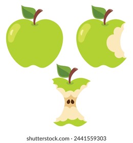 Illustration Of Various Apple Shapes