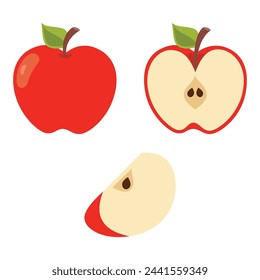 Illustration Of Various Apple Shapes