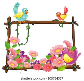 illustration of various birds on a white background