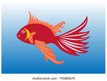 illustration of various fish model 12