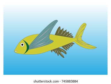 illustration of various fish model 6