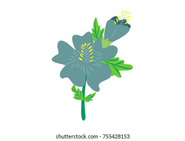 illustration of various flower vector