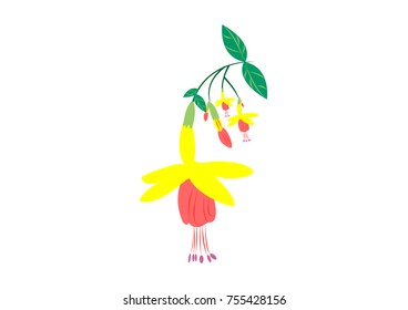 illustration of various flower vector
