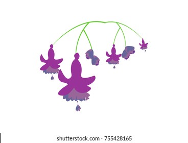 illustration of various flower vector