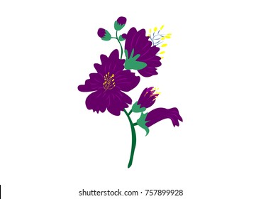 illustration of various flower vector