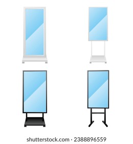 It is an illustration of various home appliances _ digital signage.