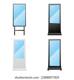 It is an illustration of various home appliances _ digital signage.