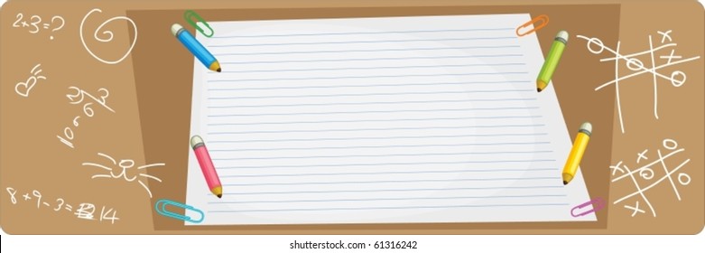illustration of a various items on a white background
