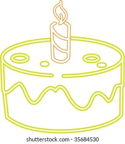 illustration of various objects on white