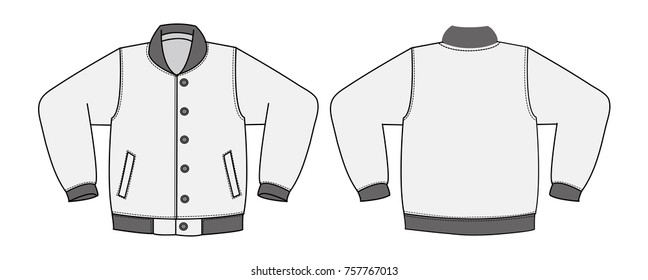 Download Varsity Jacket Templates High Res Stock Images Shutterstock