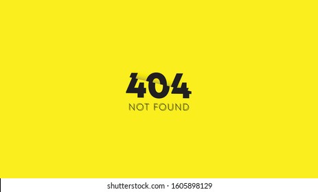 Illustration vector 404 not found web page design (1366x768)
