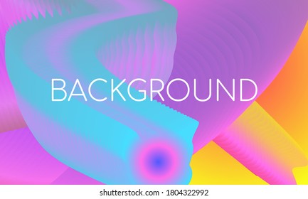 vector de ilustración de fondo abstracto. fondo líquido con color degradado