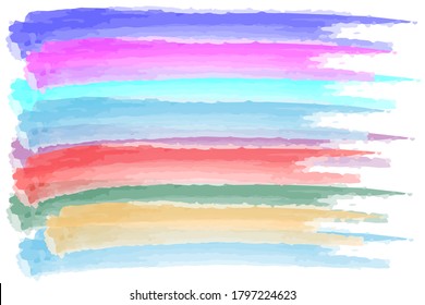 illustration vector abstract background with water color palates