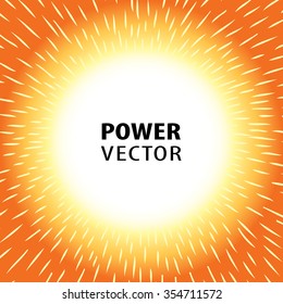 illustration vector abstract speed motion lines with circle in the middle