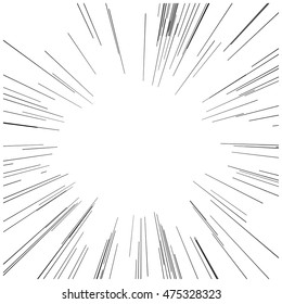 illustration vector abstract speed motion black starburst straight lines.